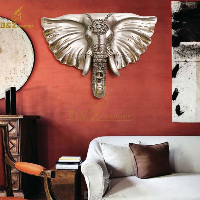 metal elephant wall decor