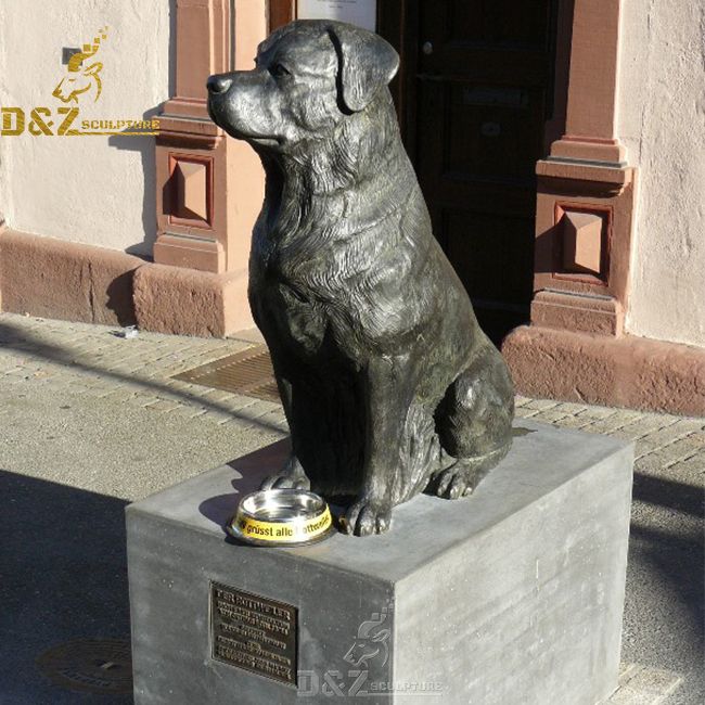 large rottweiler yard statue