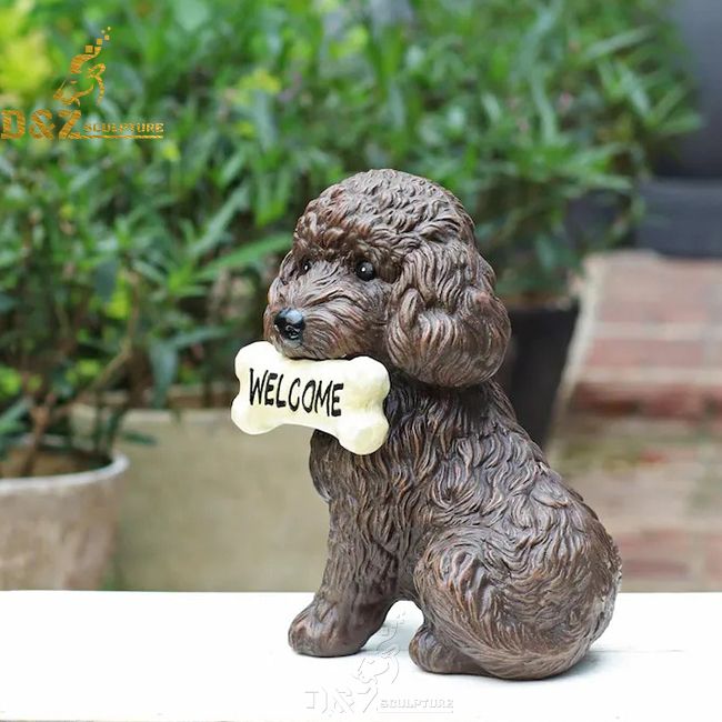 bichon frise outdoor statues