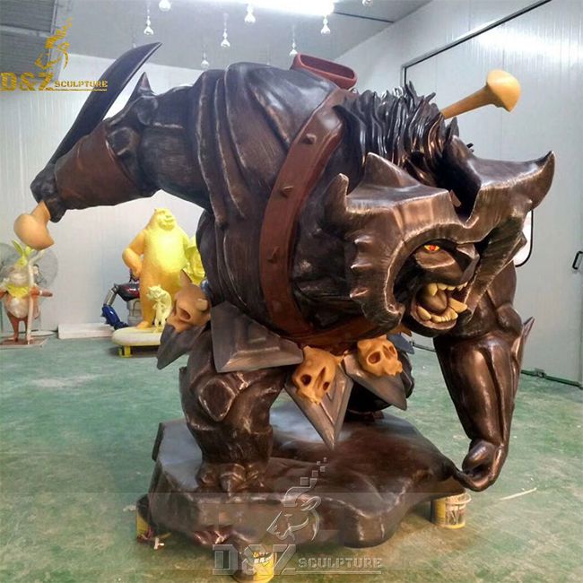 large troll statue