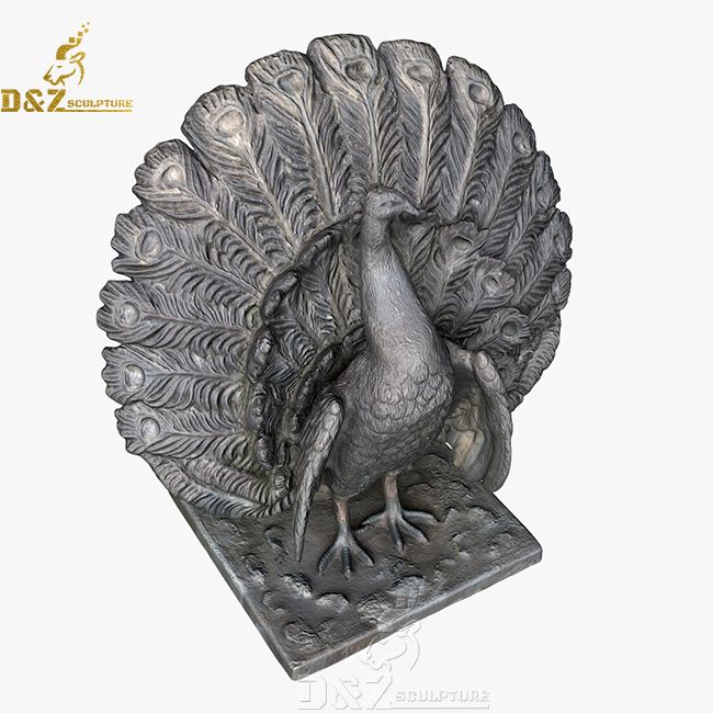 peacock statue decor
