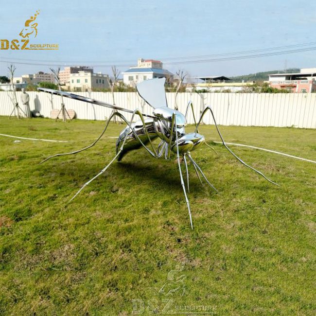 metal mosquito sculpture