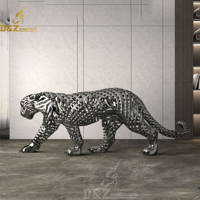 leopard statue home decor