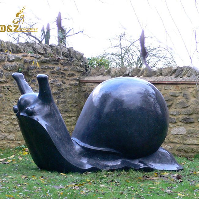 outdoor giant snail statue