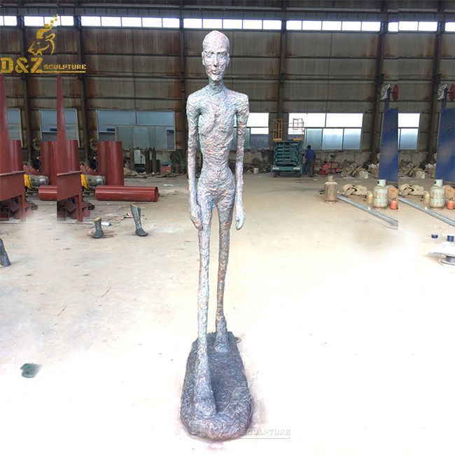 walking man statue