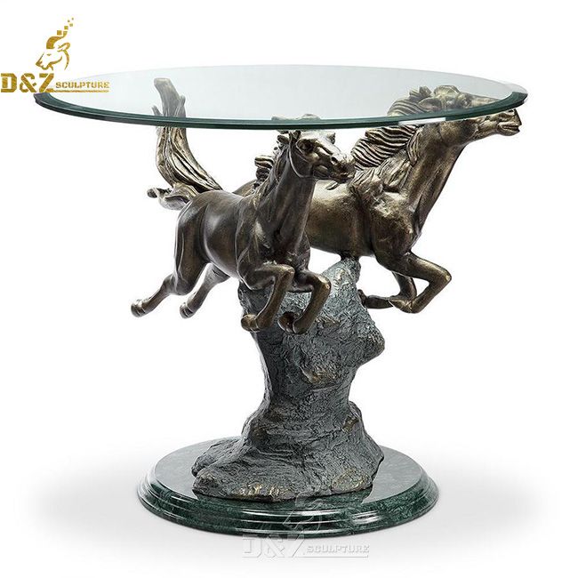 horse end table