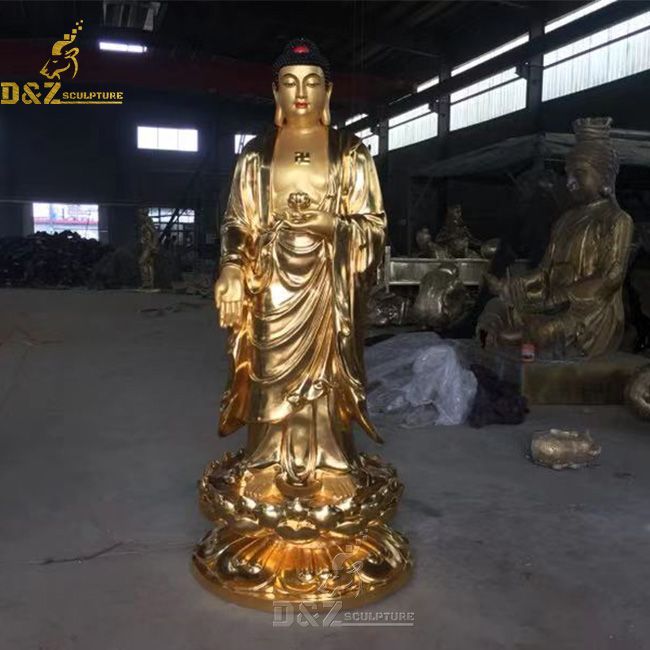 gold buddha statue home decor