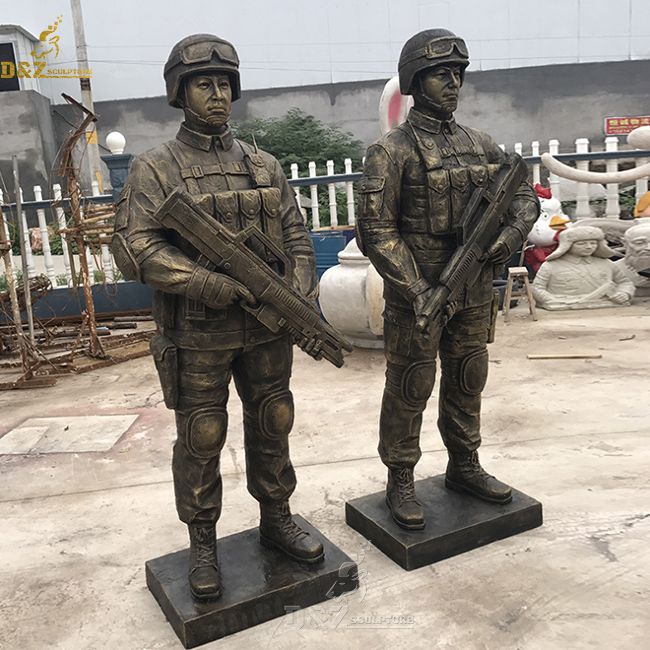 military soldier statue
