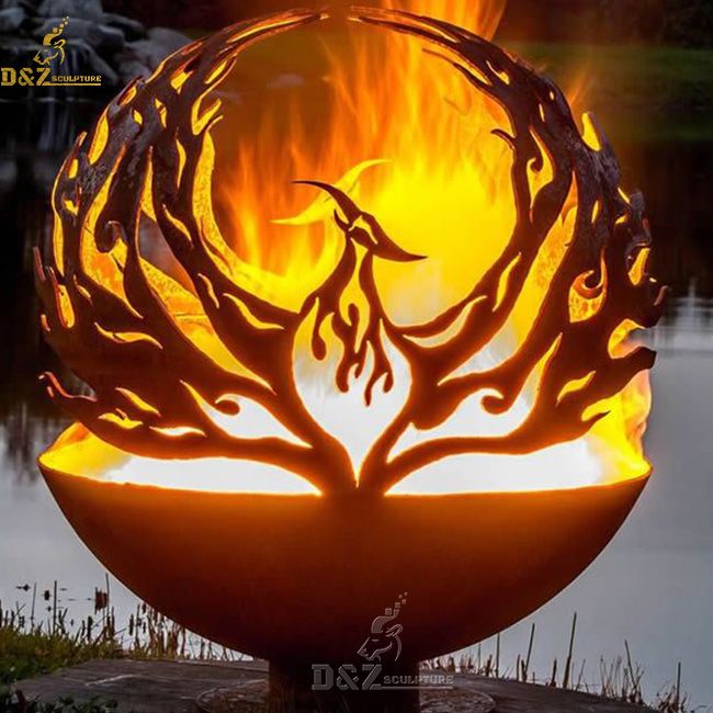 outdoor phoenix fire pit ball