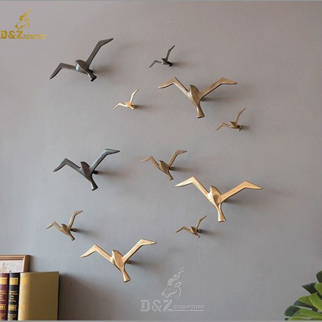 metal bird wall sculptures