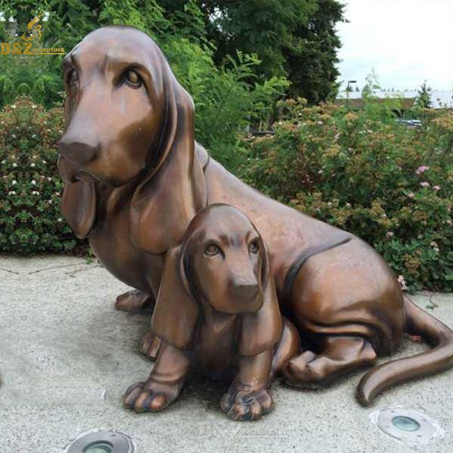 basset hound statues for sale