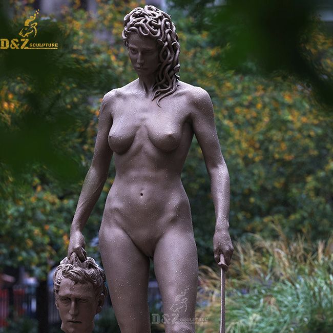 perseus and medusa bronze statue