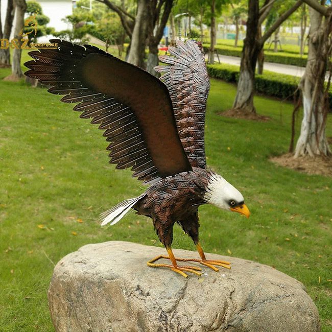 metal eagle sculpture for sale