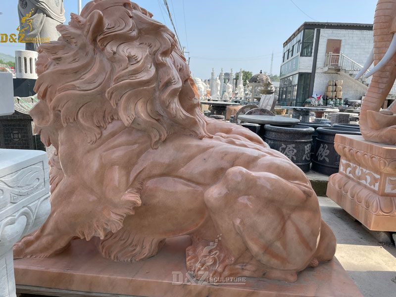 large lion statue