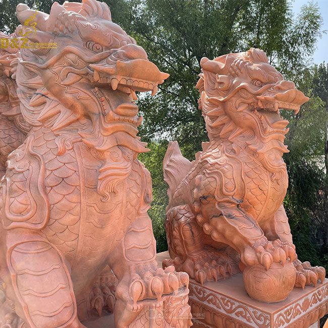 qilin outdoor statues