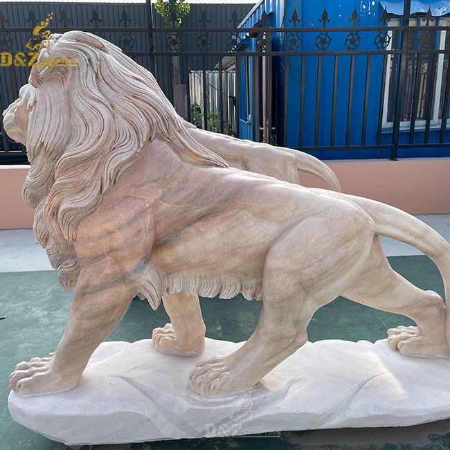 marble lion statue