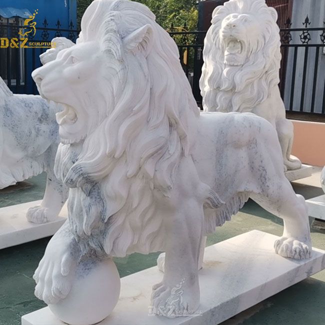 large lion statue