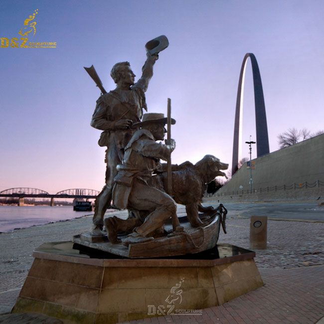 lewis and clark statue st louis