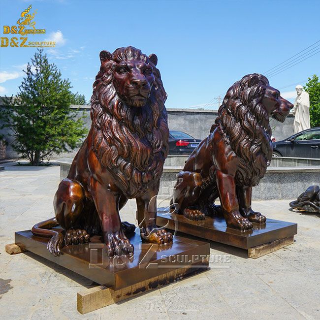 large outdoor lion statue for sale