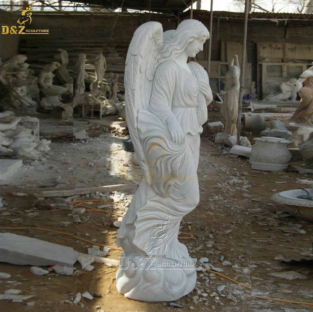 stone garden angel statue