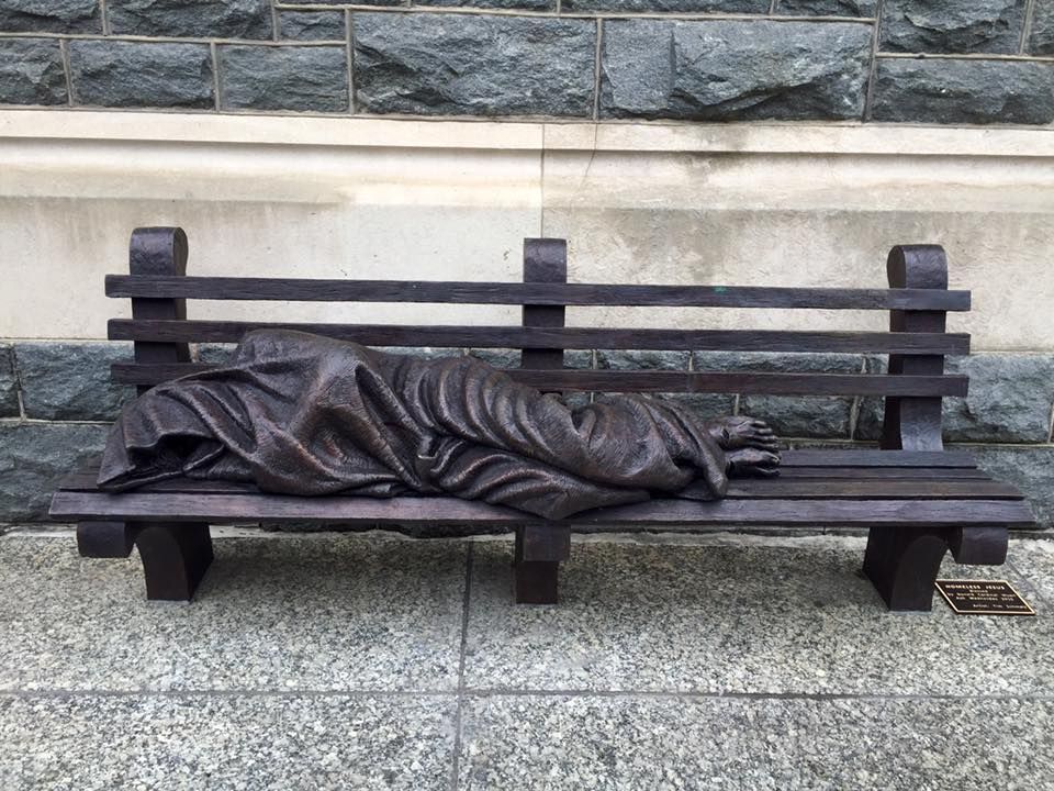 homeless sleeping Jesus statue for sale