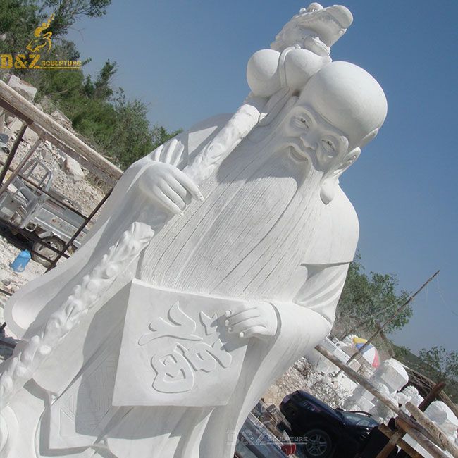 Chinese old man god of longevity statue