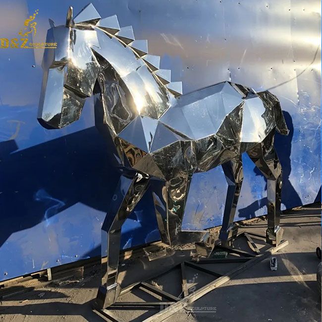 life size metal horse sculpture for sale