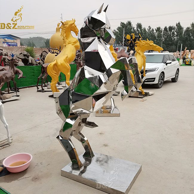 art deco horse sculpture
