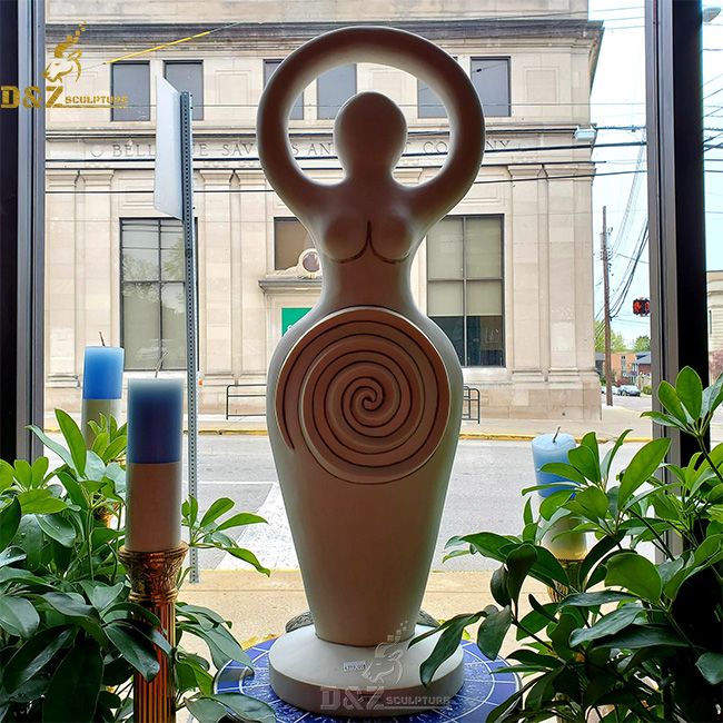 spiral goddess statue