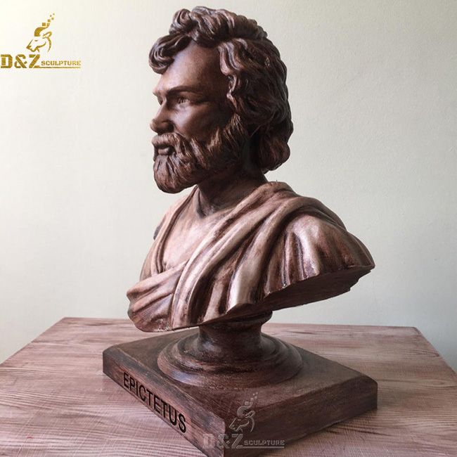 Epictetus greek bust statue