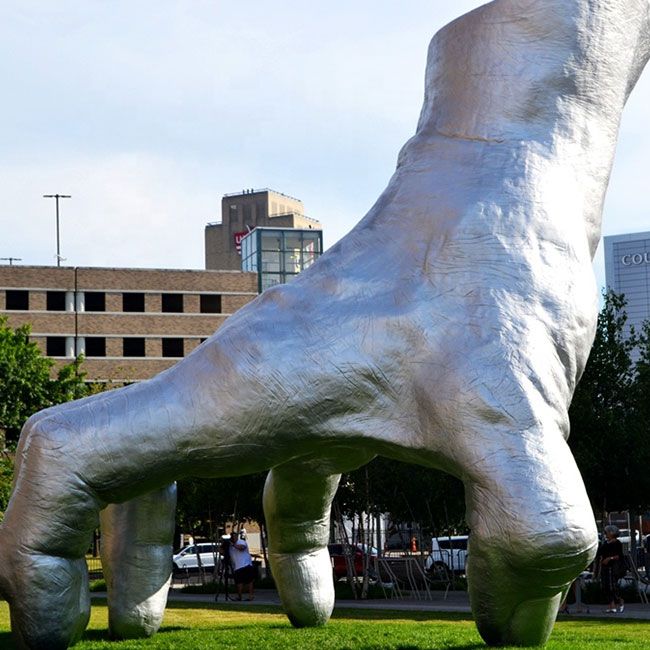 Cleveland hand statue