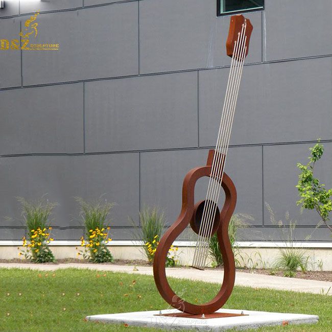 guitar art sculpture