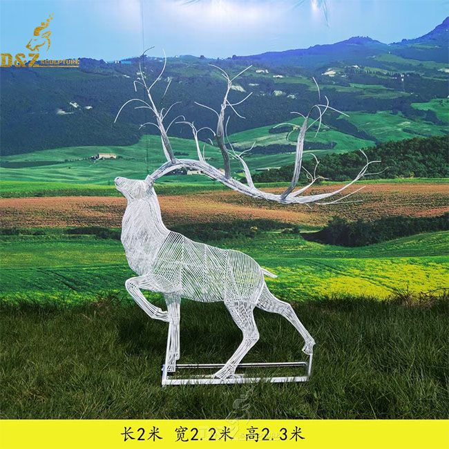 custom made deer sculpture