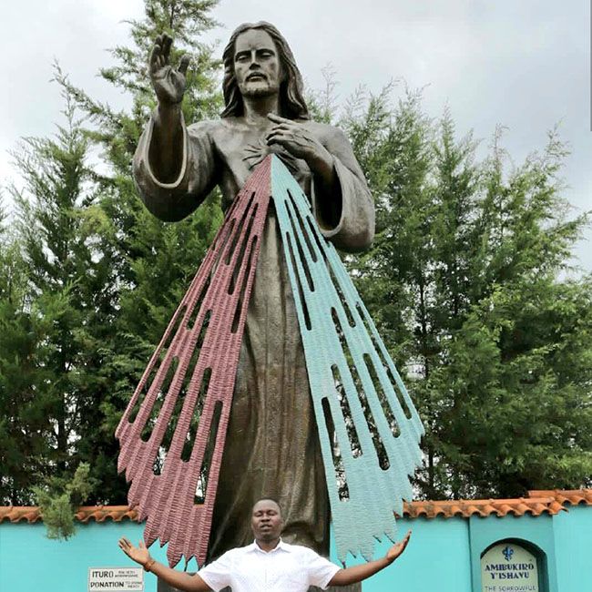 large divine mercy statue for sale