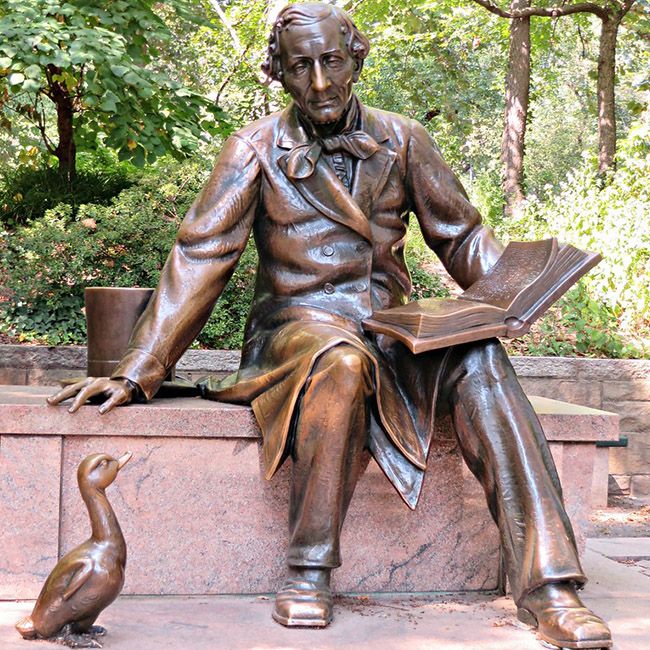 Statue of Hans Christian Andersen by Georg John Lober