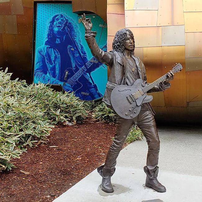 chris cornell bronze statue