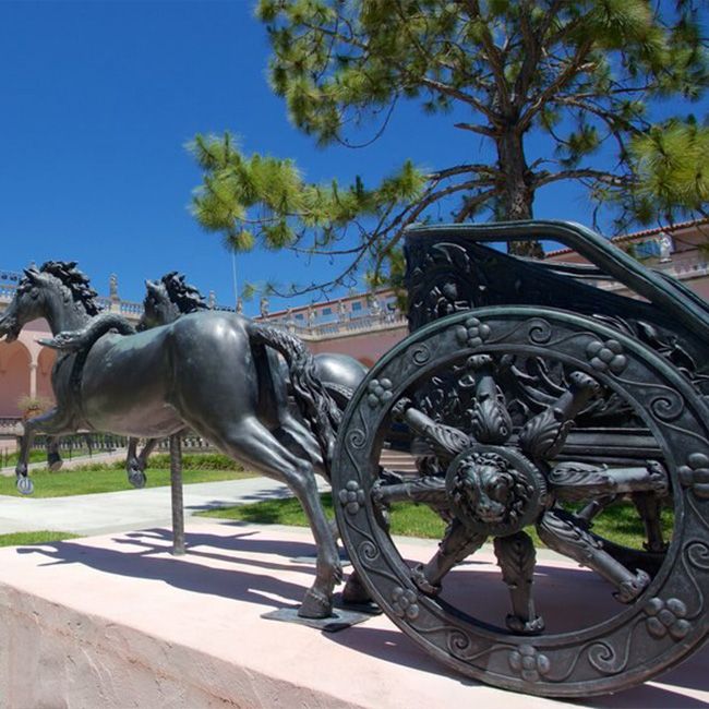 Roman chariot statue for sale