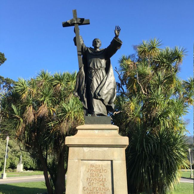 Saint Junipero Serra Statue San Francisco