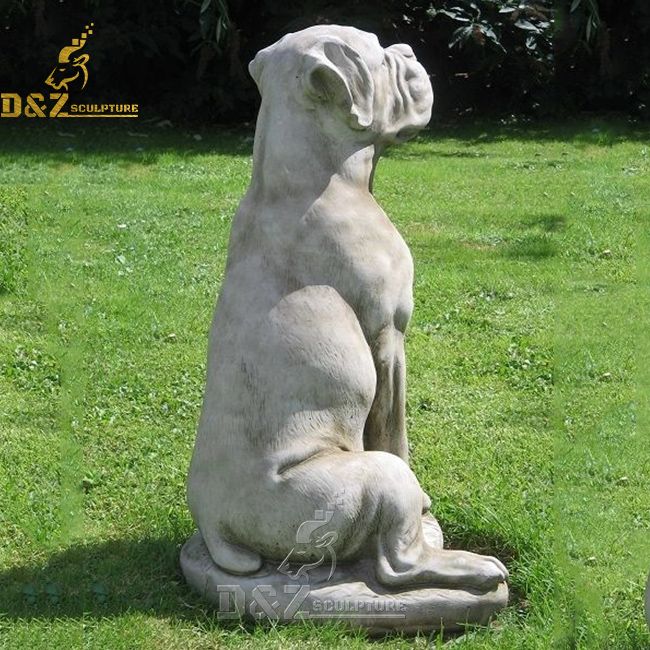 boxer lawn statue