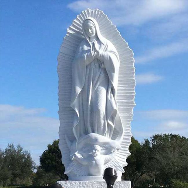 our lady of guadalupe garden statue
