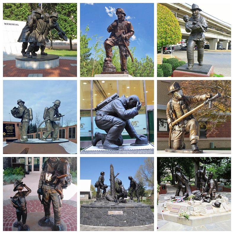 firefighter statues for sale