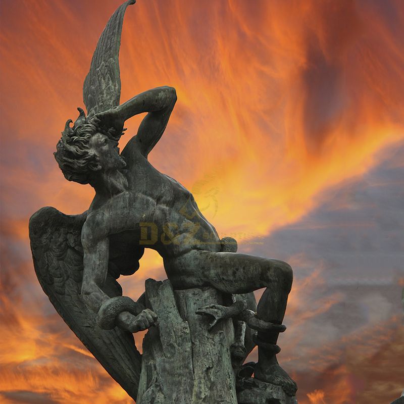 Lucifer statue Madrid