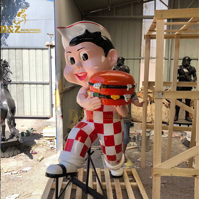 big boy burger statue