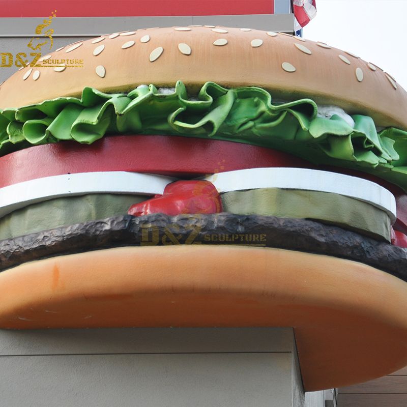 giant burger statue