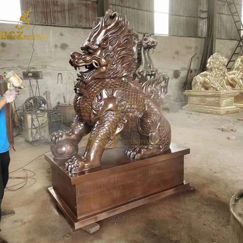 Chinese qilin statue 