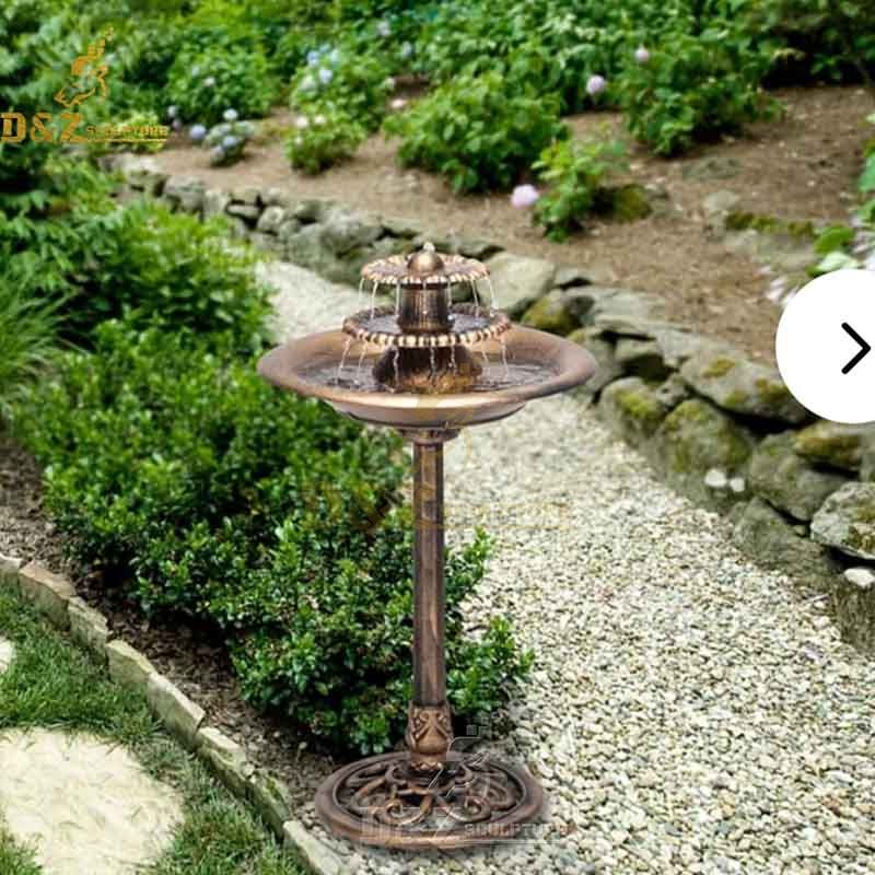 outdoor bird bath fountain