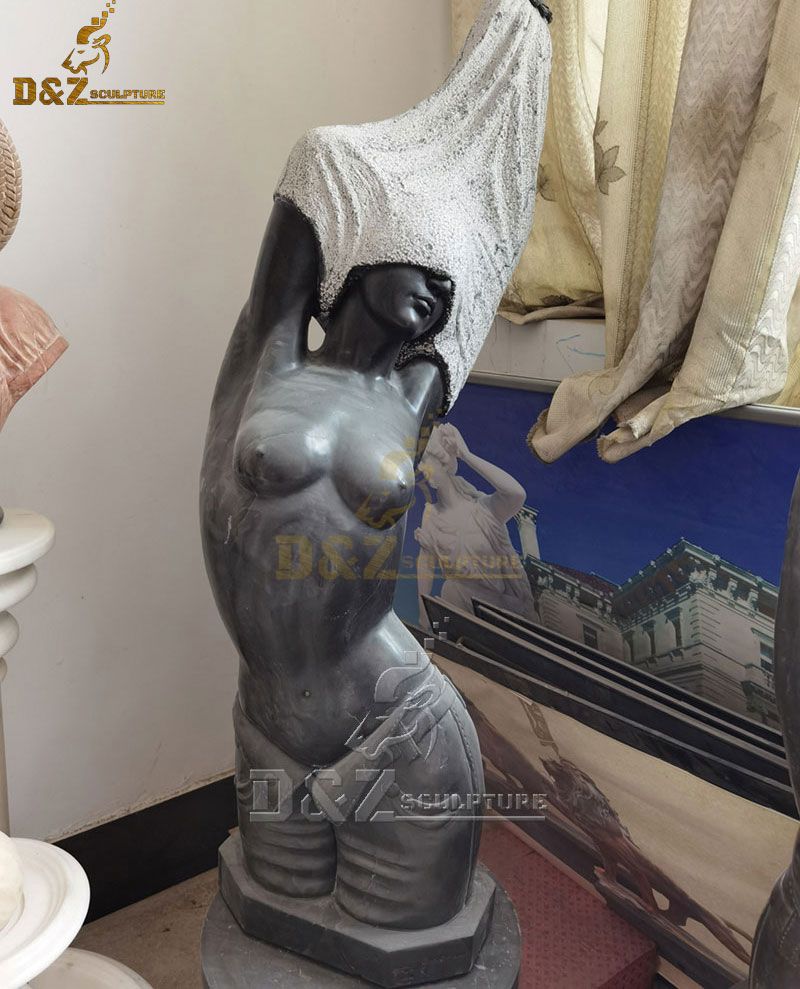 sexy woman torso statue