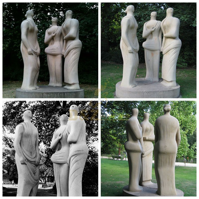 Henry moore family group sculpture