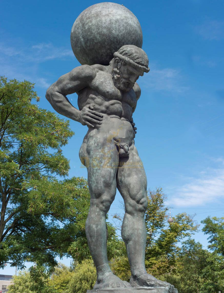 atlas carrying the world statue