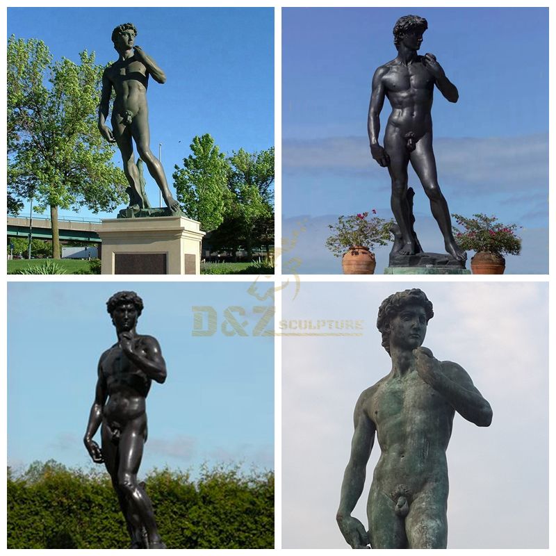 bronze statue of david replica